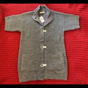 Michael Kors Short Sleeve Cardigan Sweater